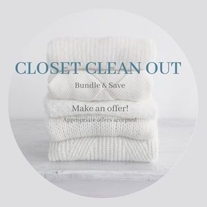 Moving soon- CLOSET CLEAN OUT
